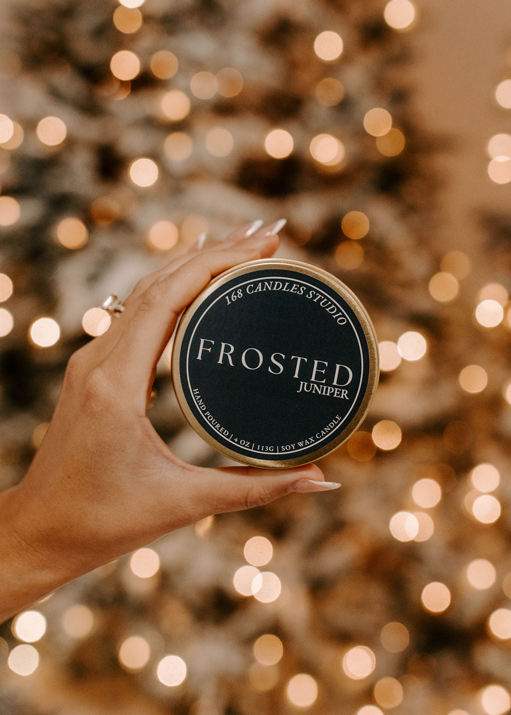 Frosted Juniper 4oz Candle