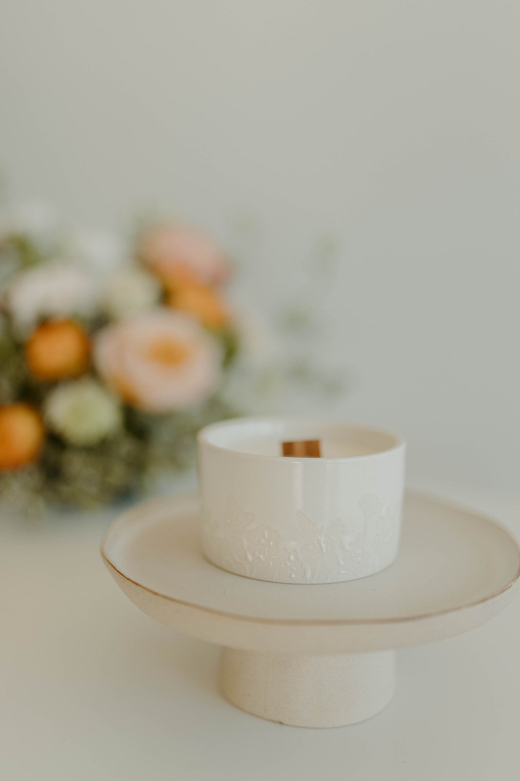 Floral Embossed Dish