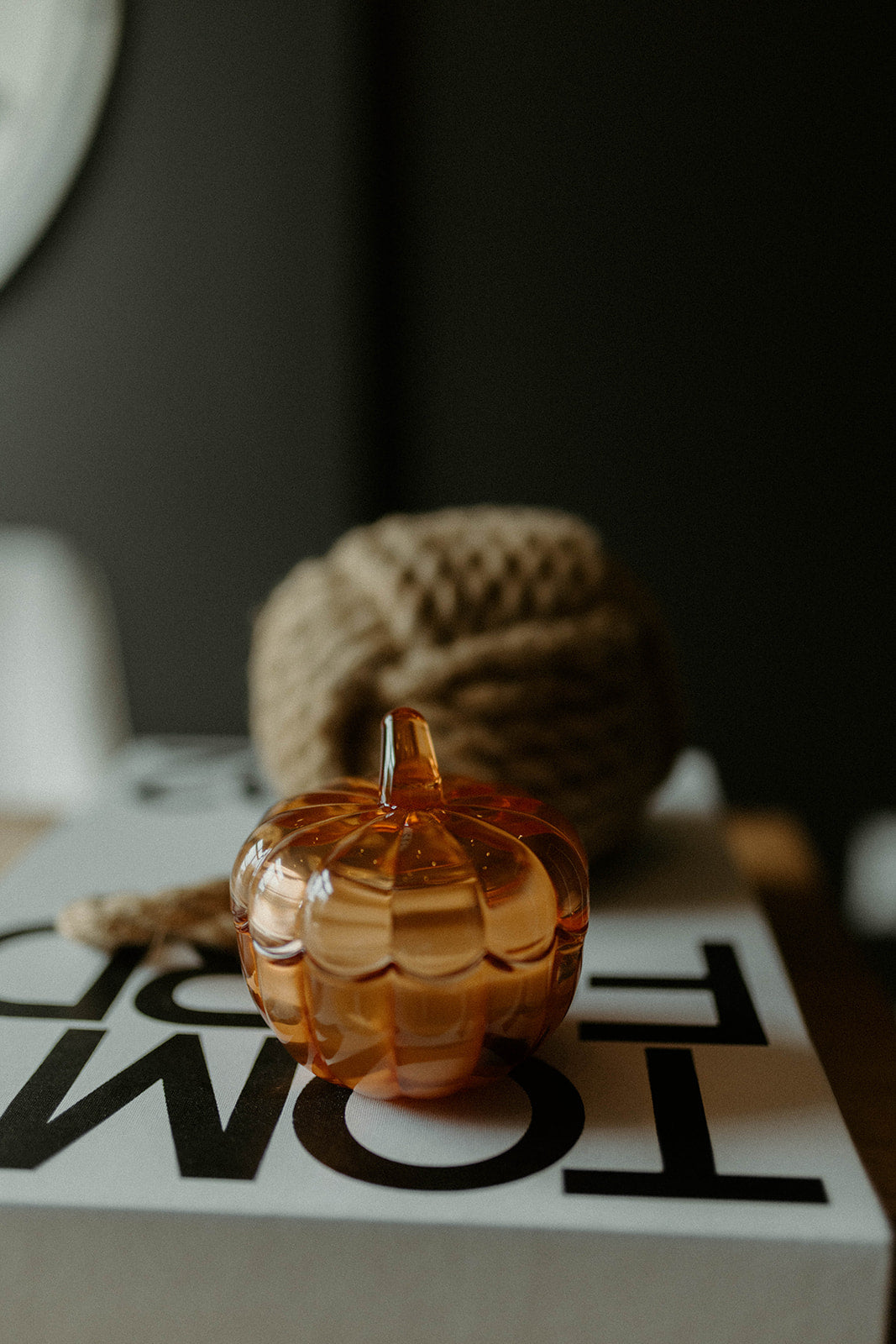Clay Glass Pumpkin