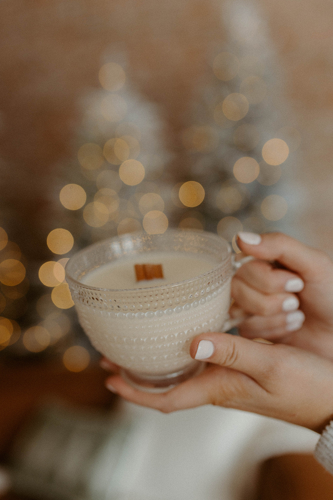 Clear Beaded Mug