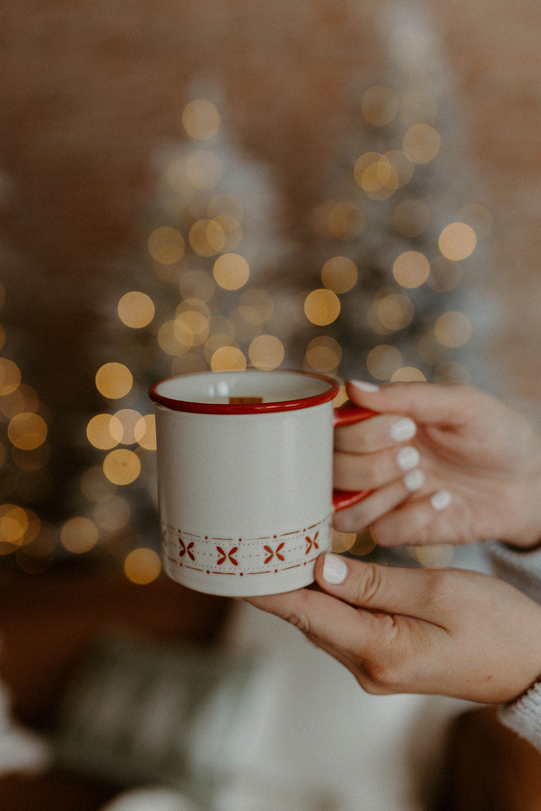 Red Pattern Mug