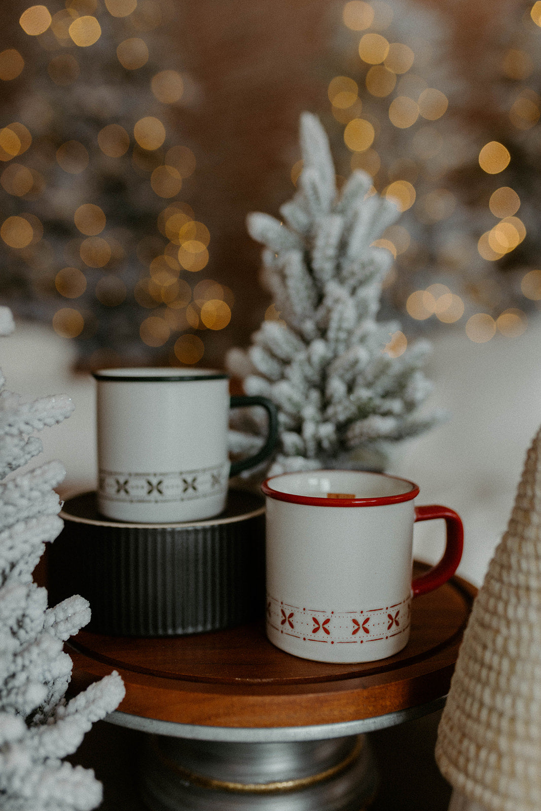 Red Pattern Mug