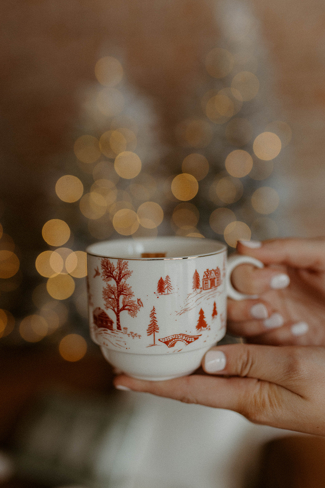 Red Woodland Mug