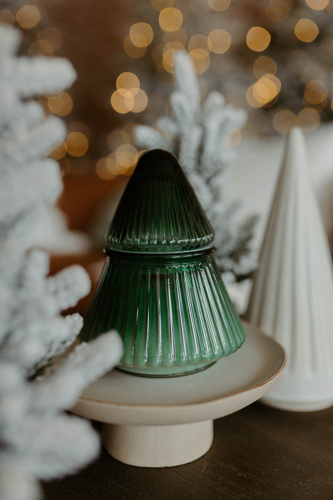 Scalloped Emerald Christmas Tree