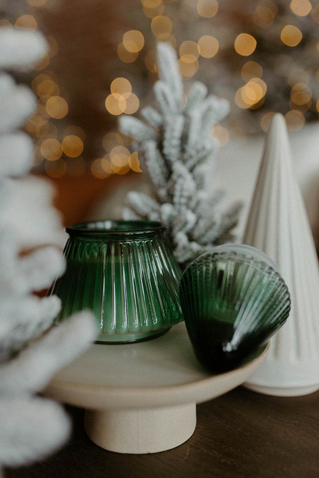 Scalloped Emerald Christmas Tree