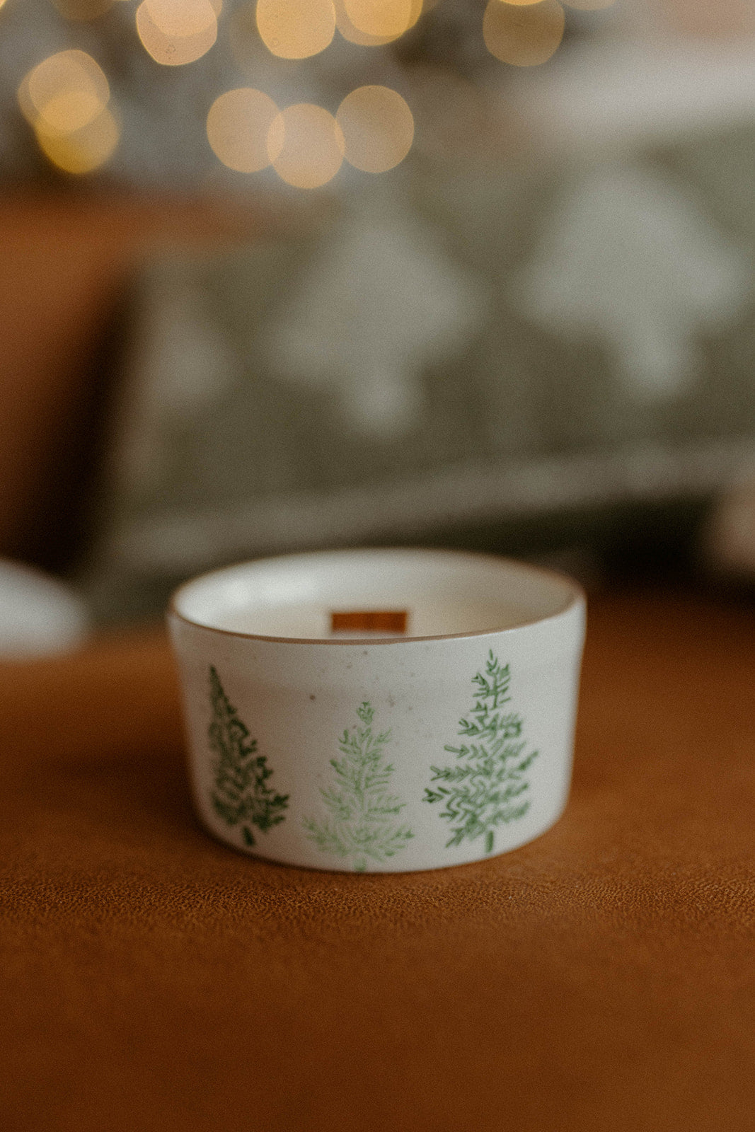 Three Green Tree Ramekin