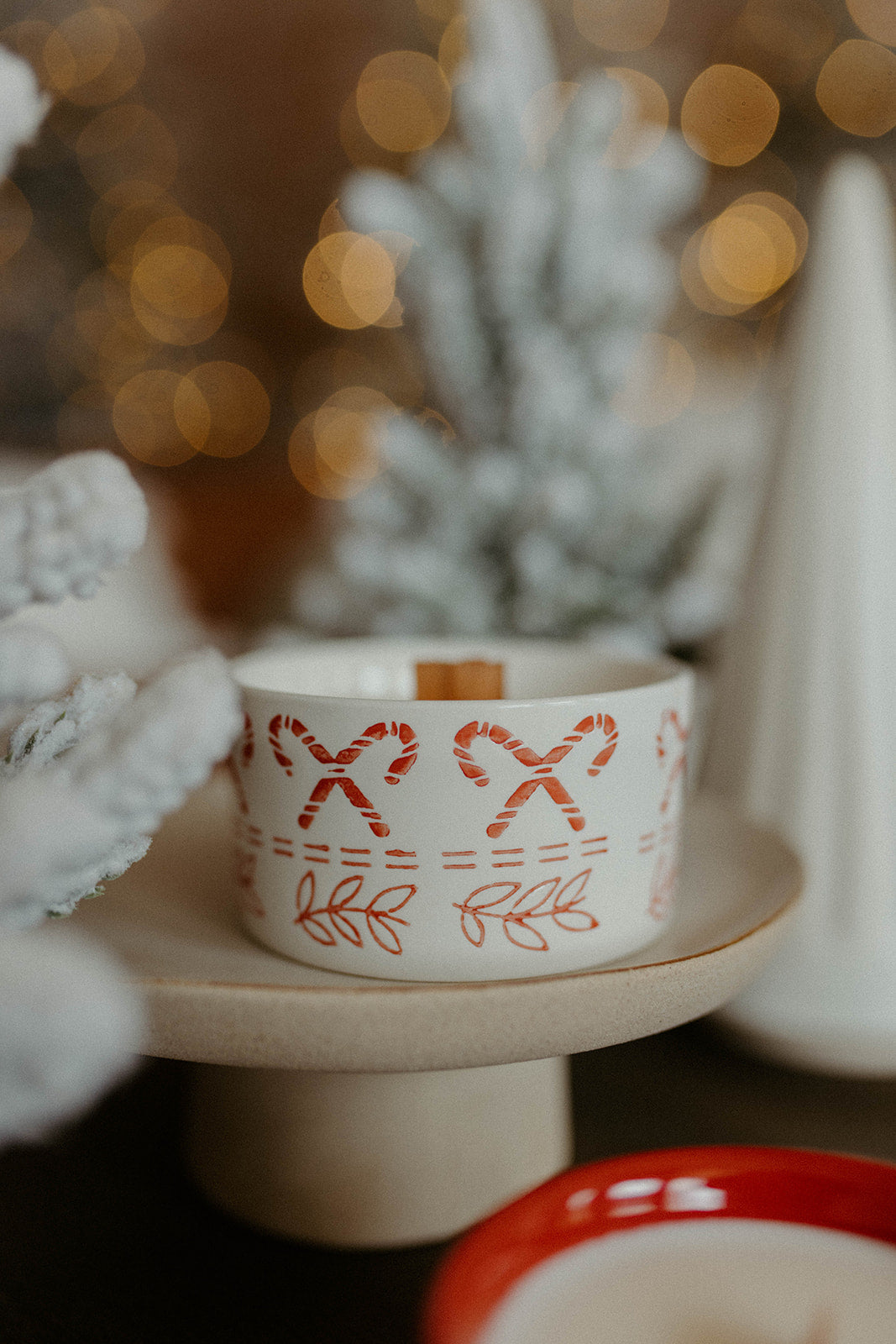 Candy Cane Ramekin