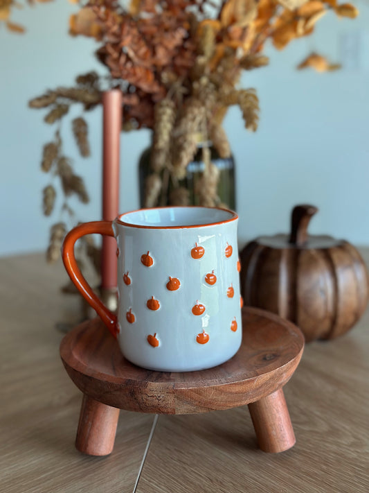 Mini Pumpkin Mug Candle