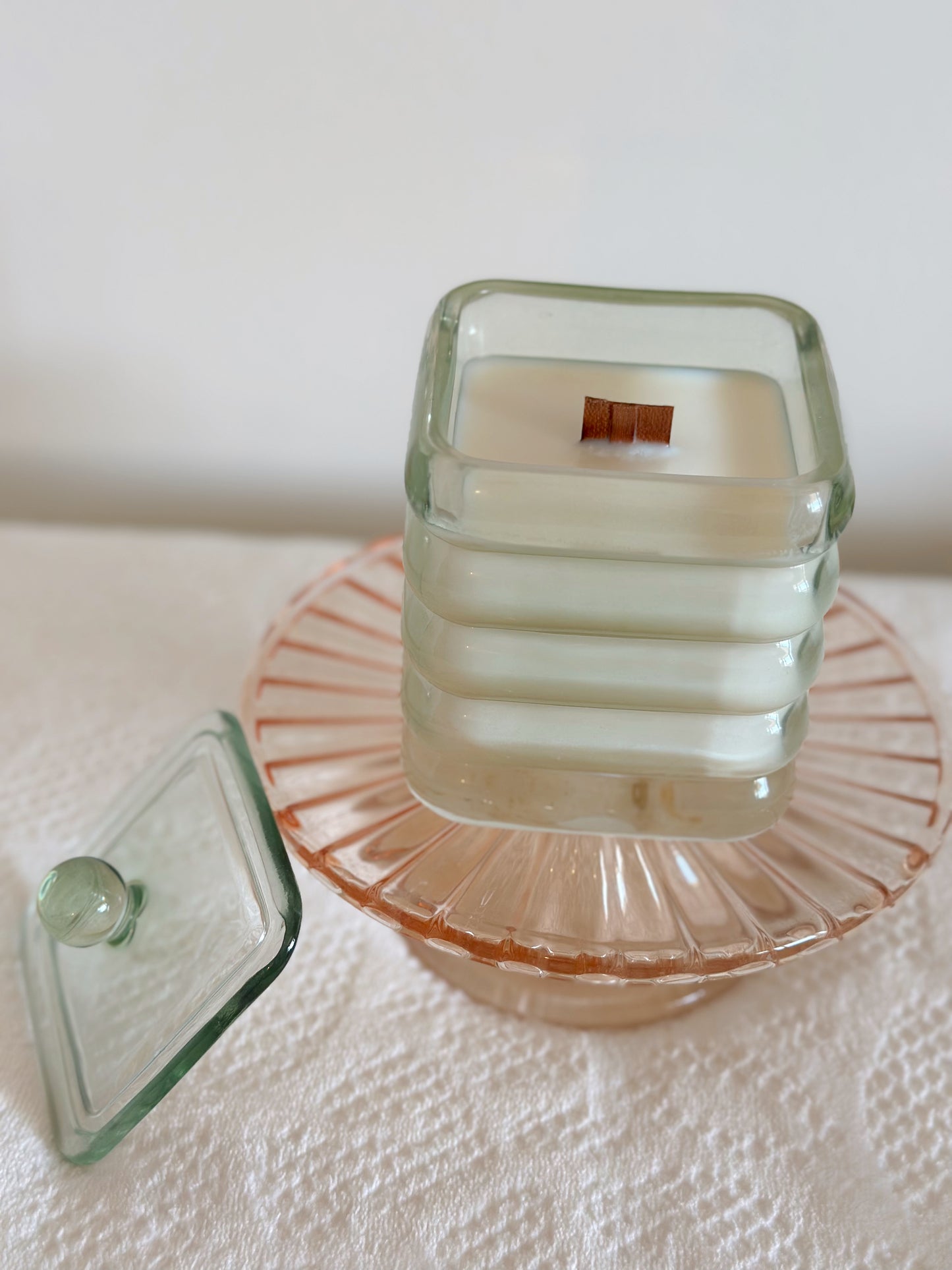 Green Bubble Candle