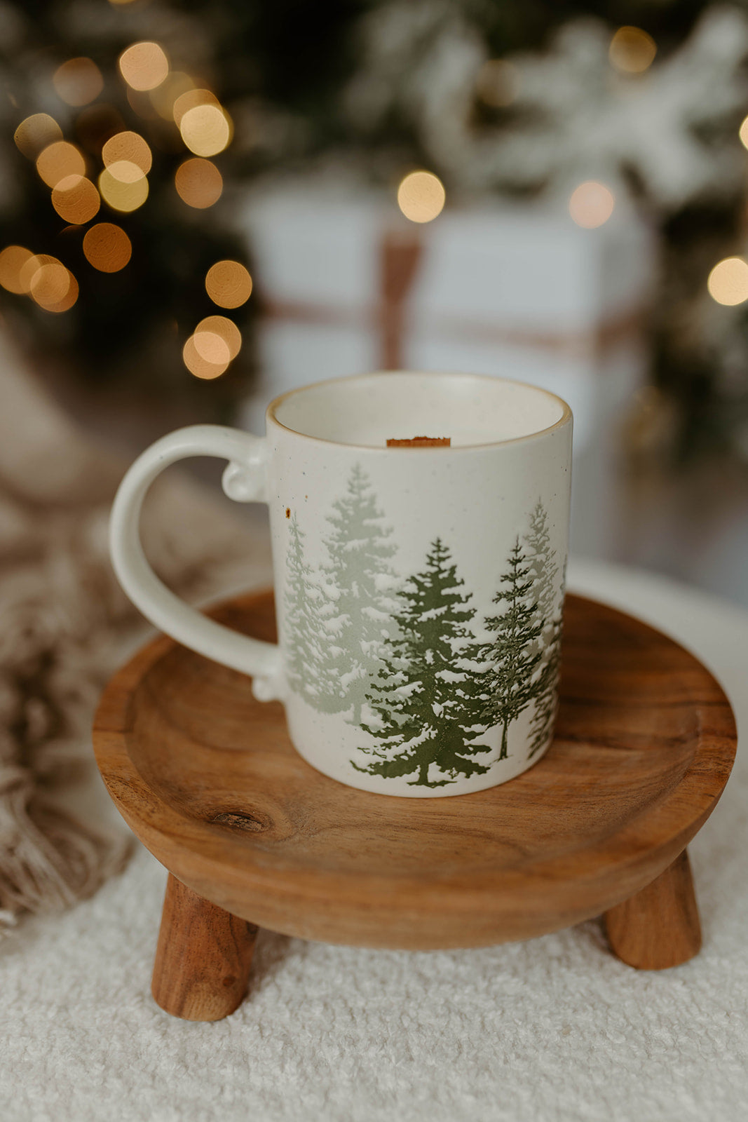 Embossed Pine Tree Mug