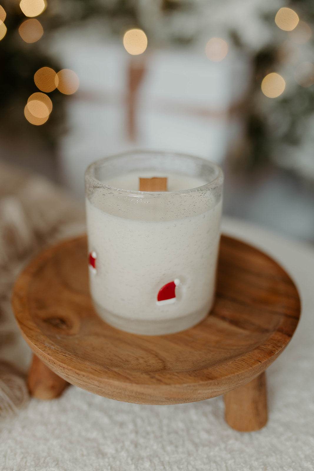 Bubble Glass Santa Hats