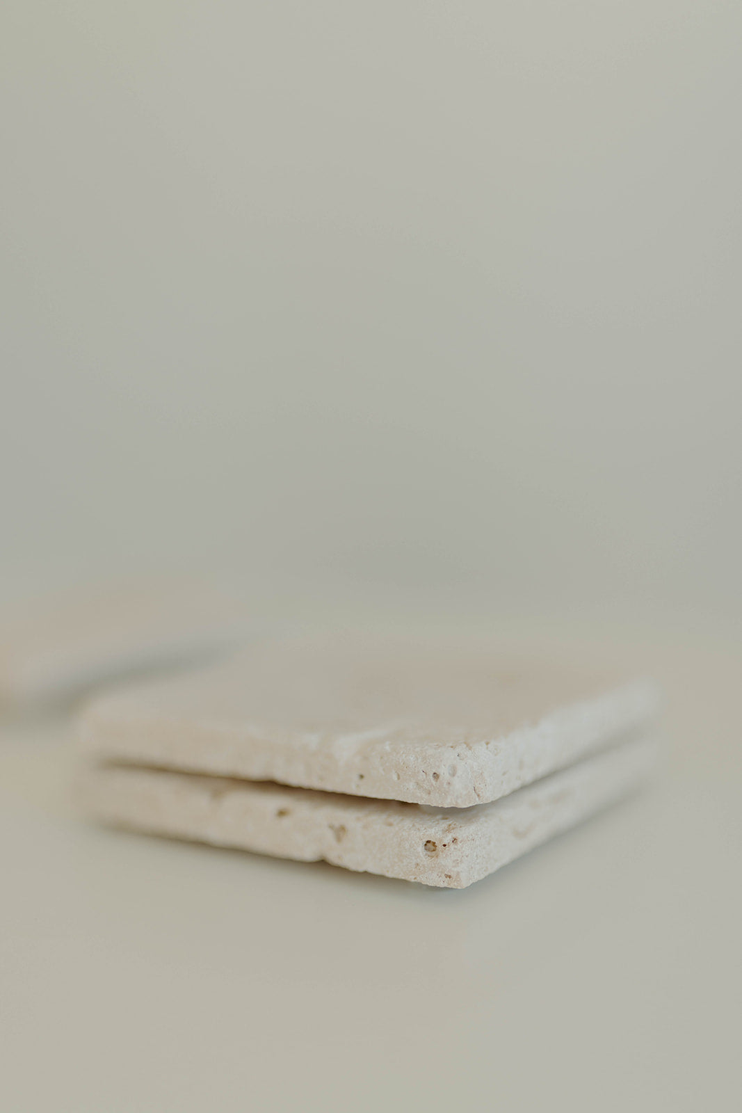 Lemon Days - Travertine Candle Coaster