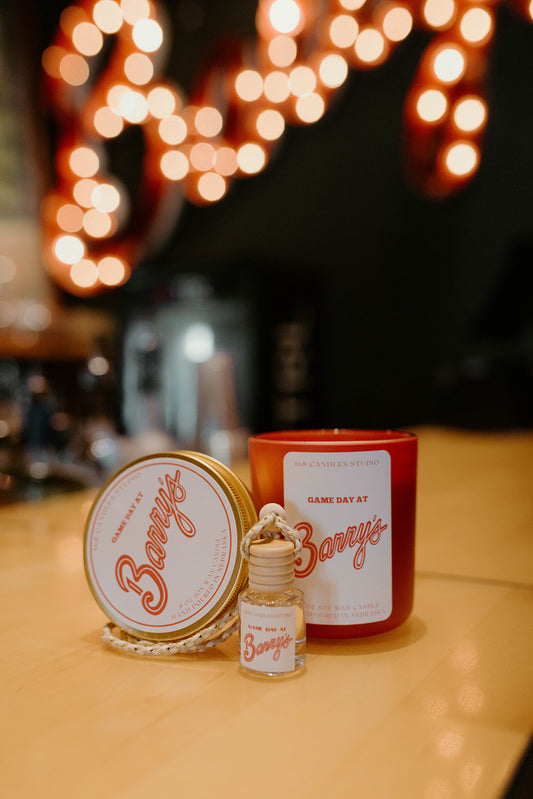 Game Day at Barry's Candles & Car Diffuser