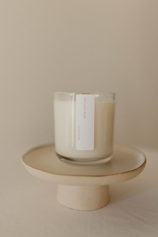 13oz Clear Glass Candle