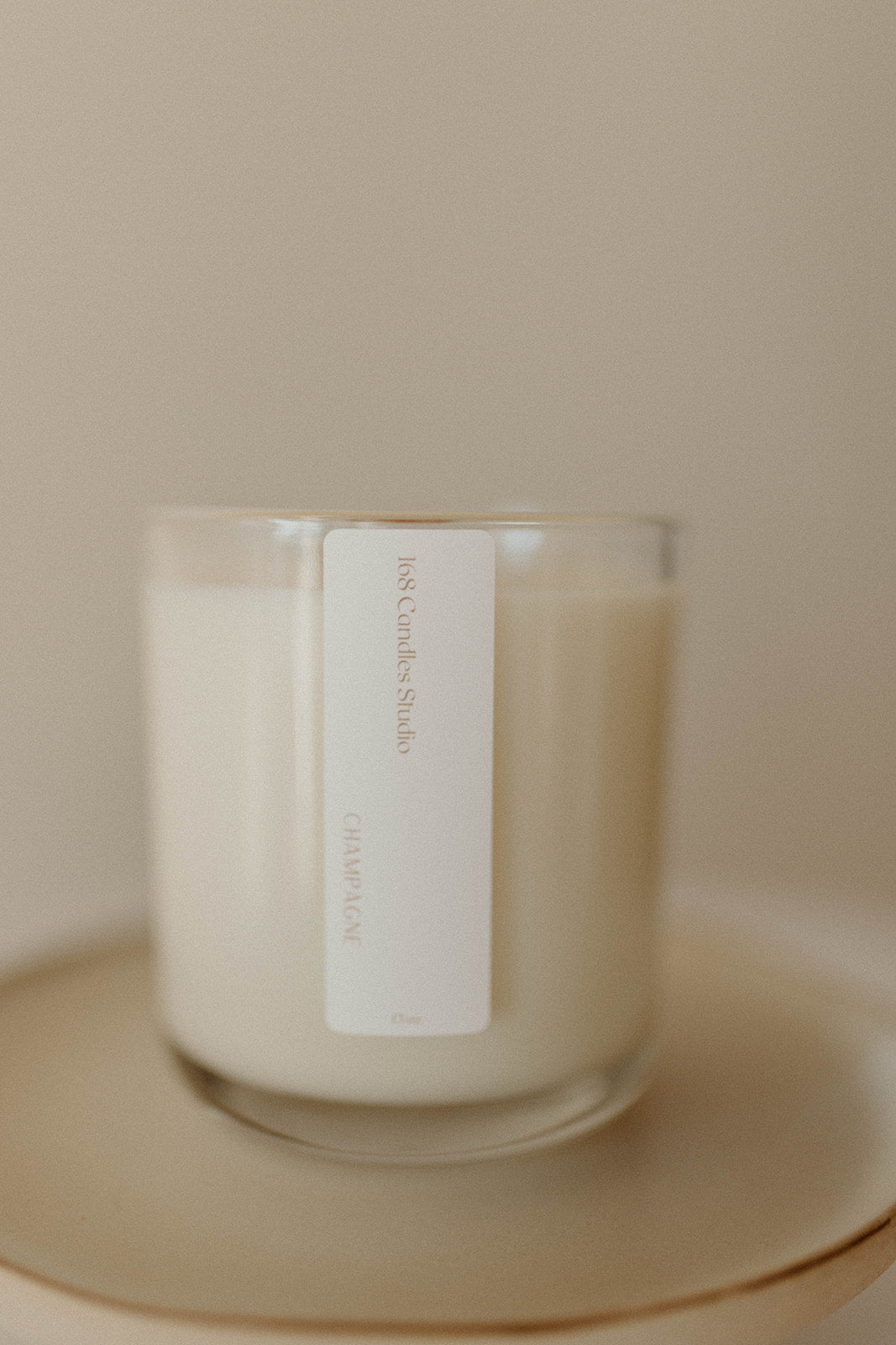 13oz Clear Glass Candle