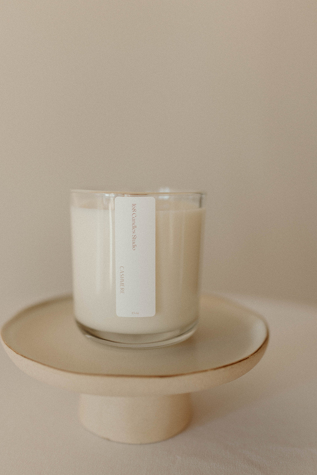 13oz Clear Glass Candle