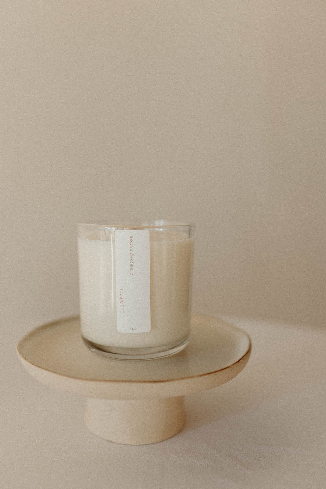 13oz Clear Glass Candle