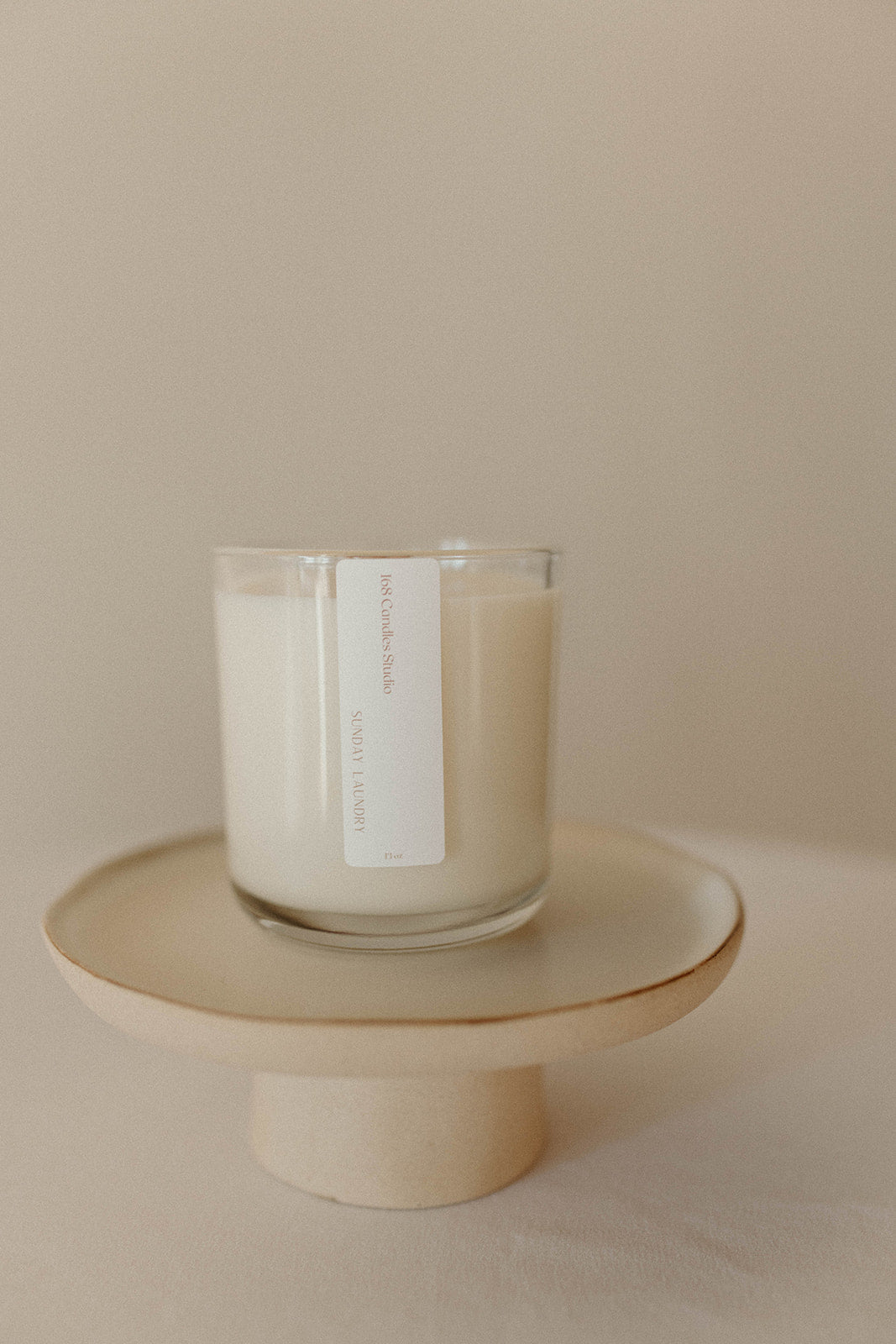 13oz Clear Glass Candle