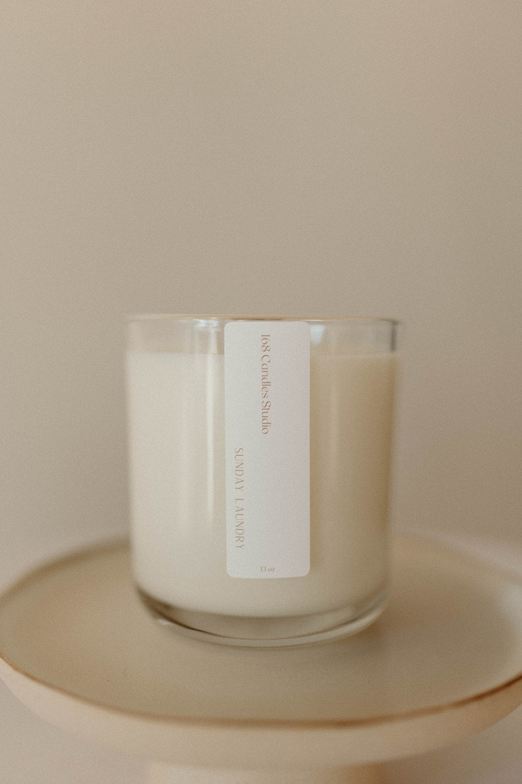 13oz Clear Glass Candle