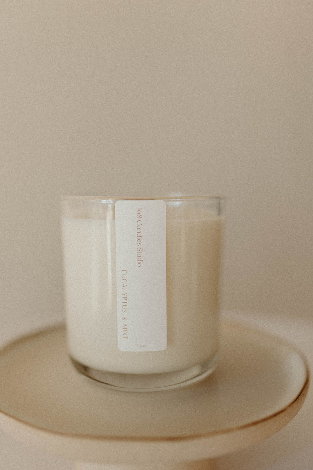 13oz Clear Glass Candle