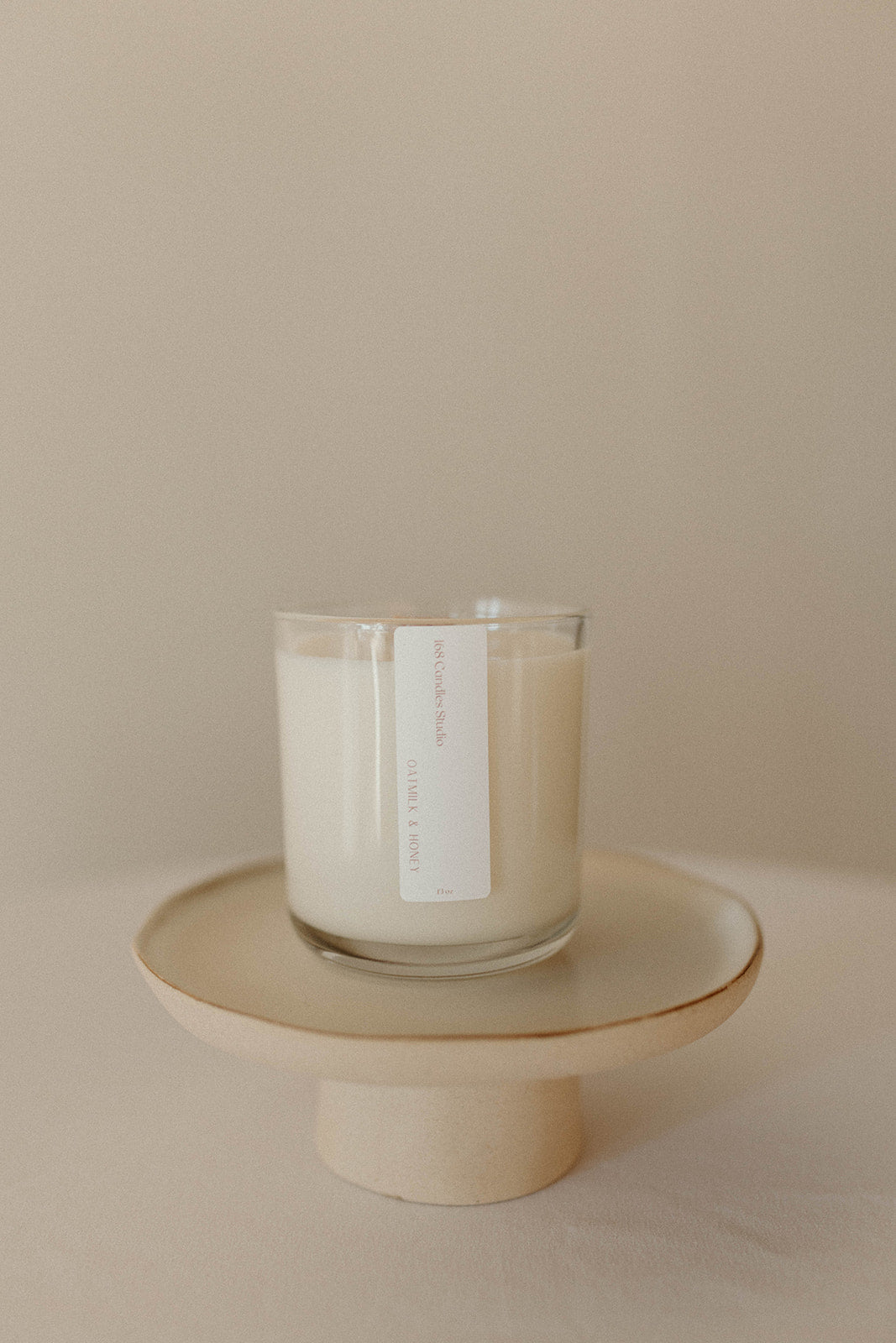 13oz Clear Glass Candle