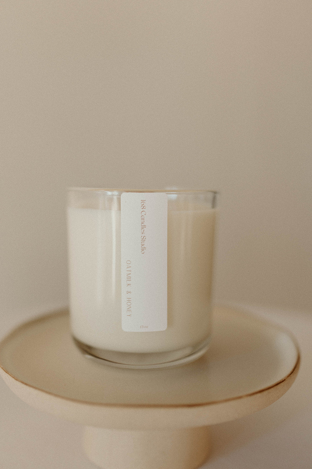 13oz Clear Glass Candle