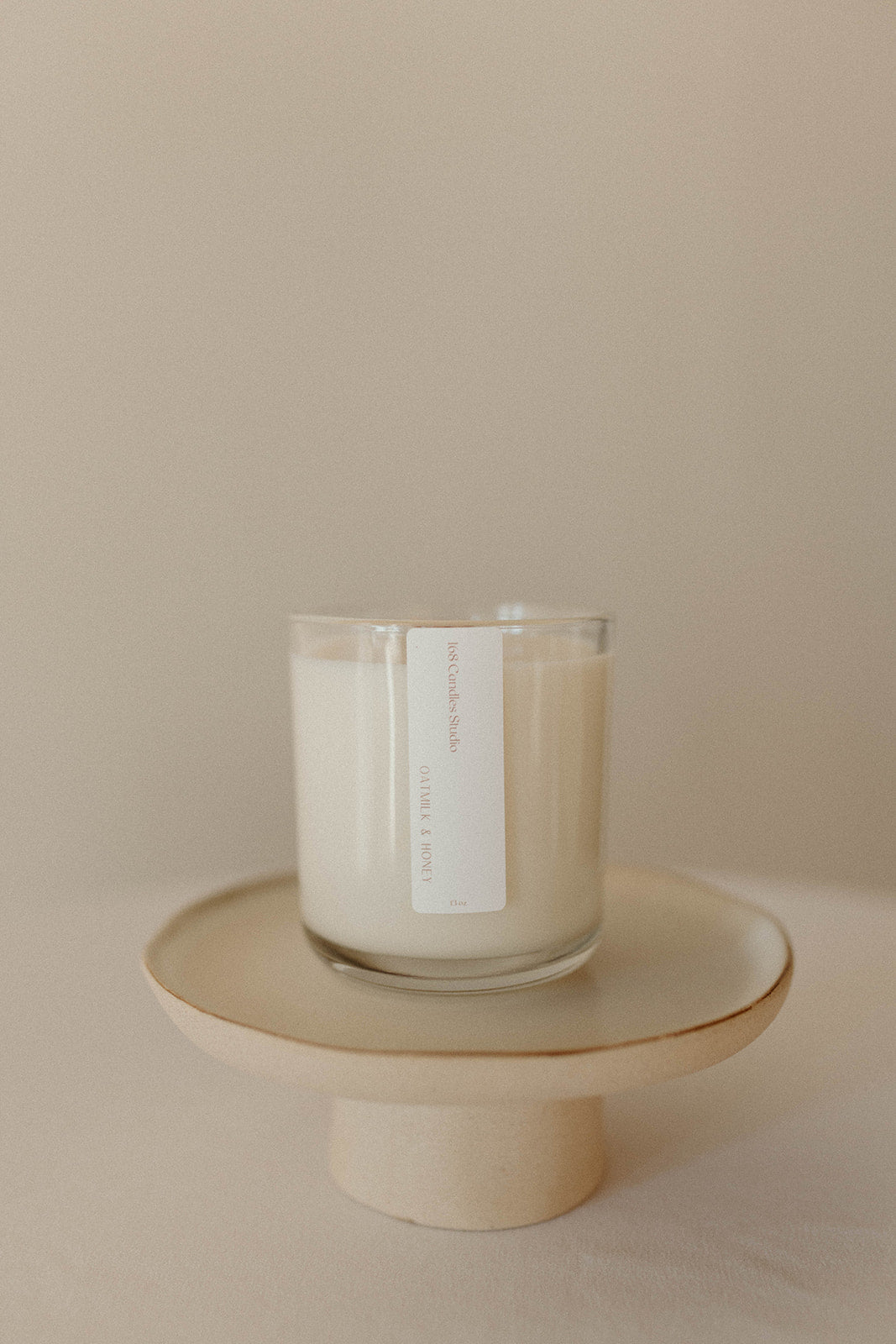 13oz Clear Glass Candle