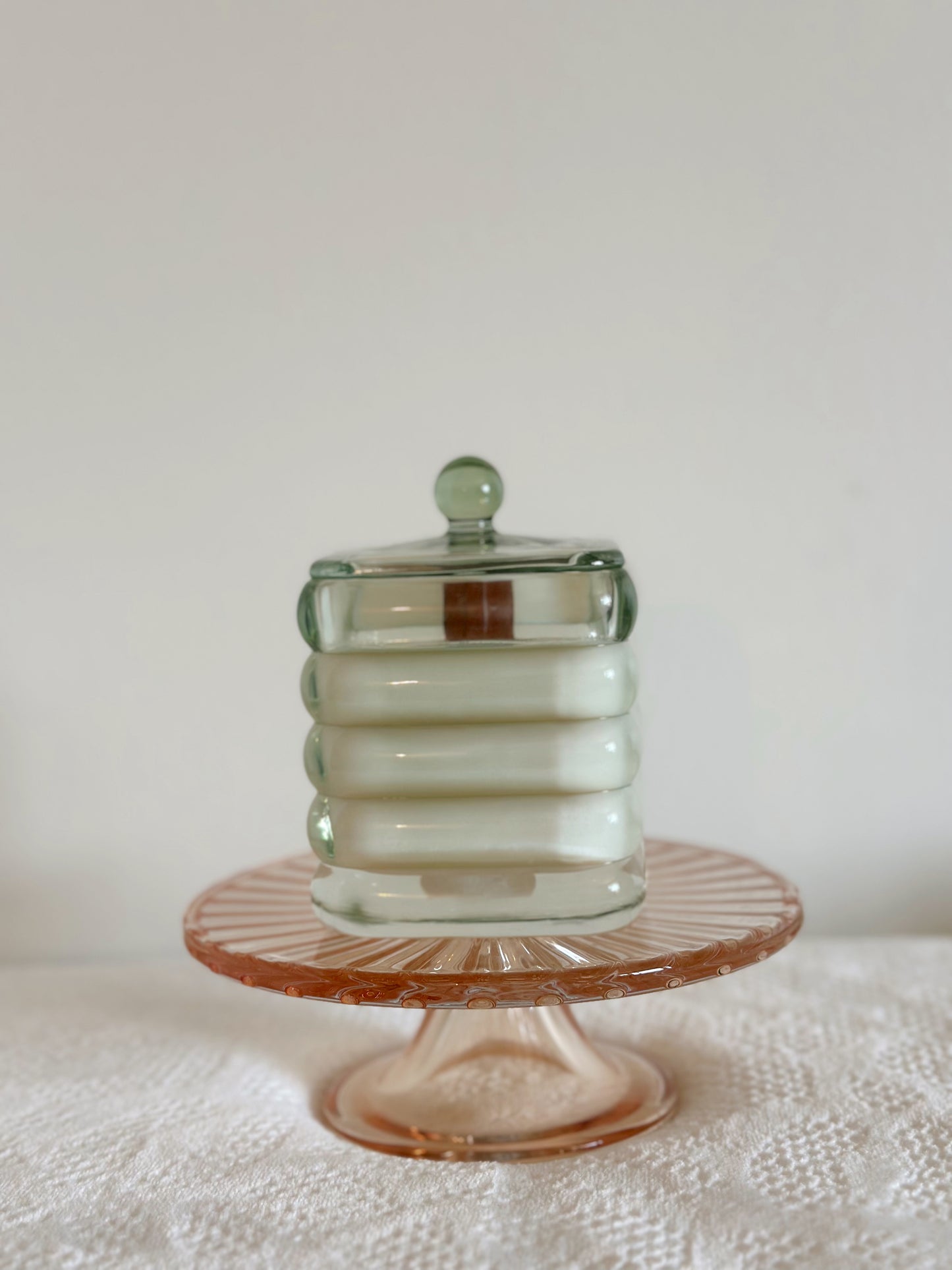 Green Bubble Candle