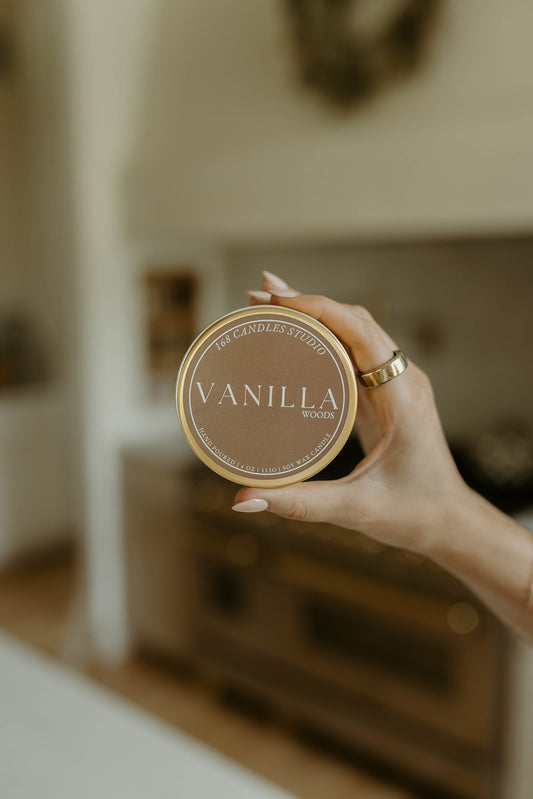 Vanilla Woods 4oz Candle