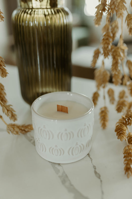Cream Pumpkin Candle