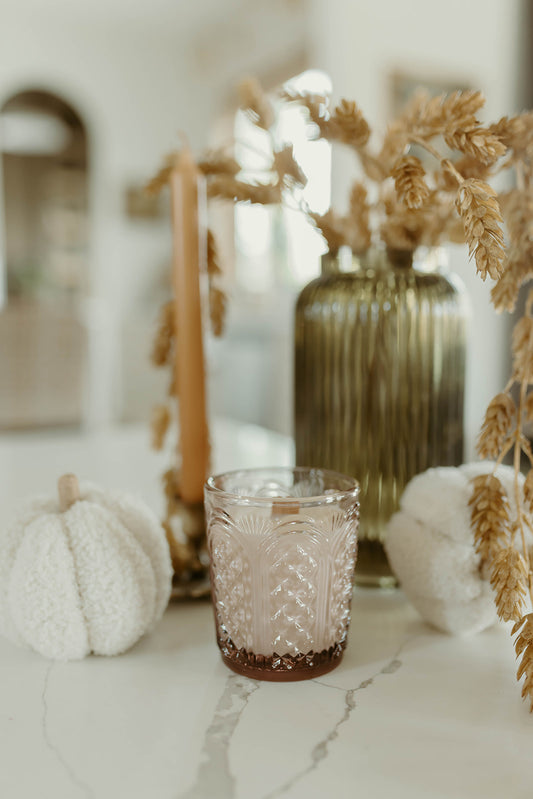 Violet Vintage Style Glass