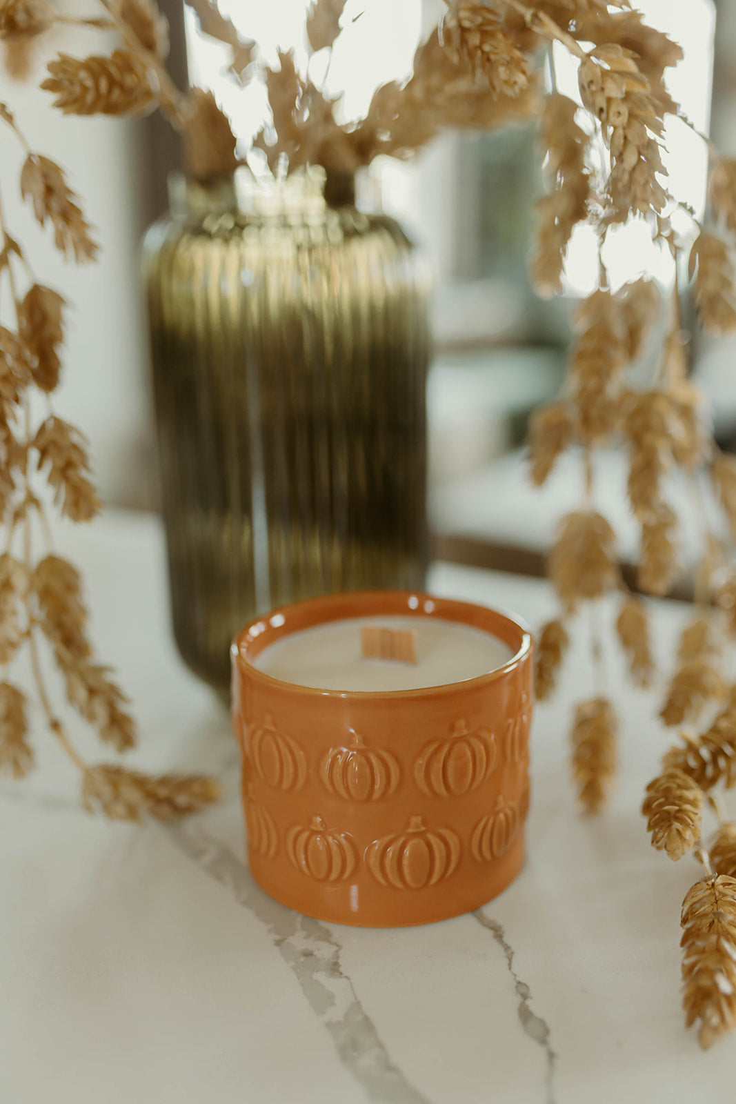 Amber Pumpkin Candle