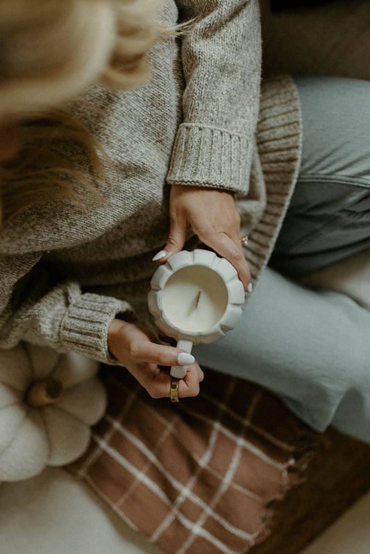 White Pumpkin Mug