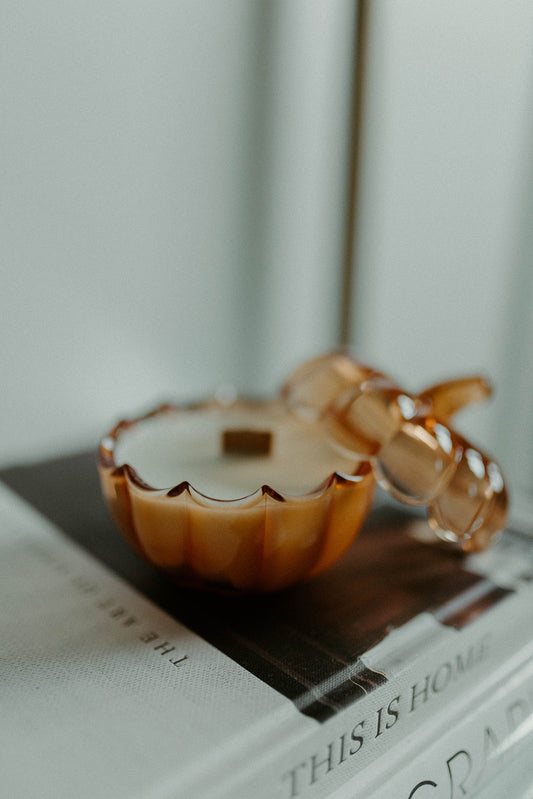 Clay Glass Pumpkin