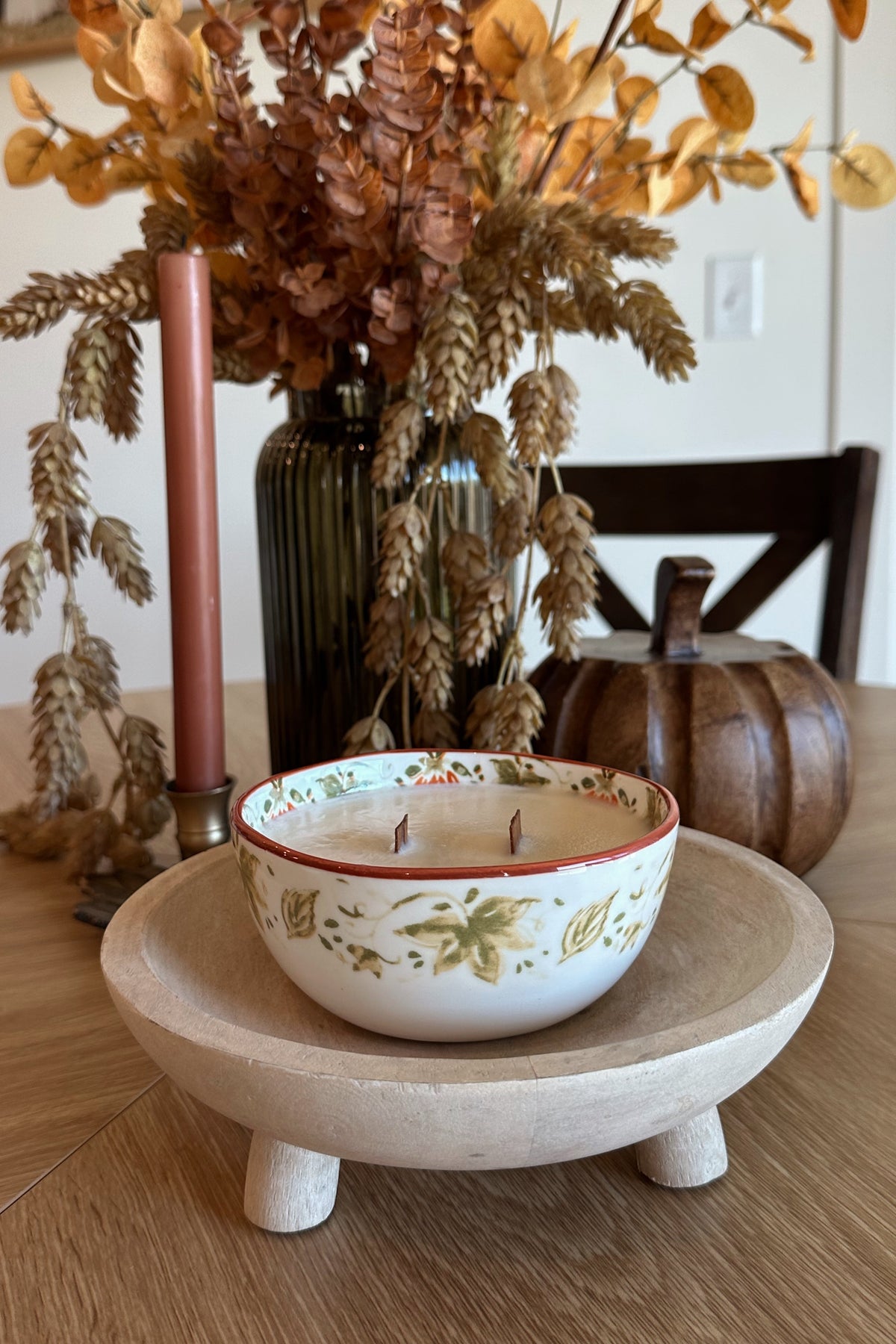 Fall Foliage Bowl Candle