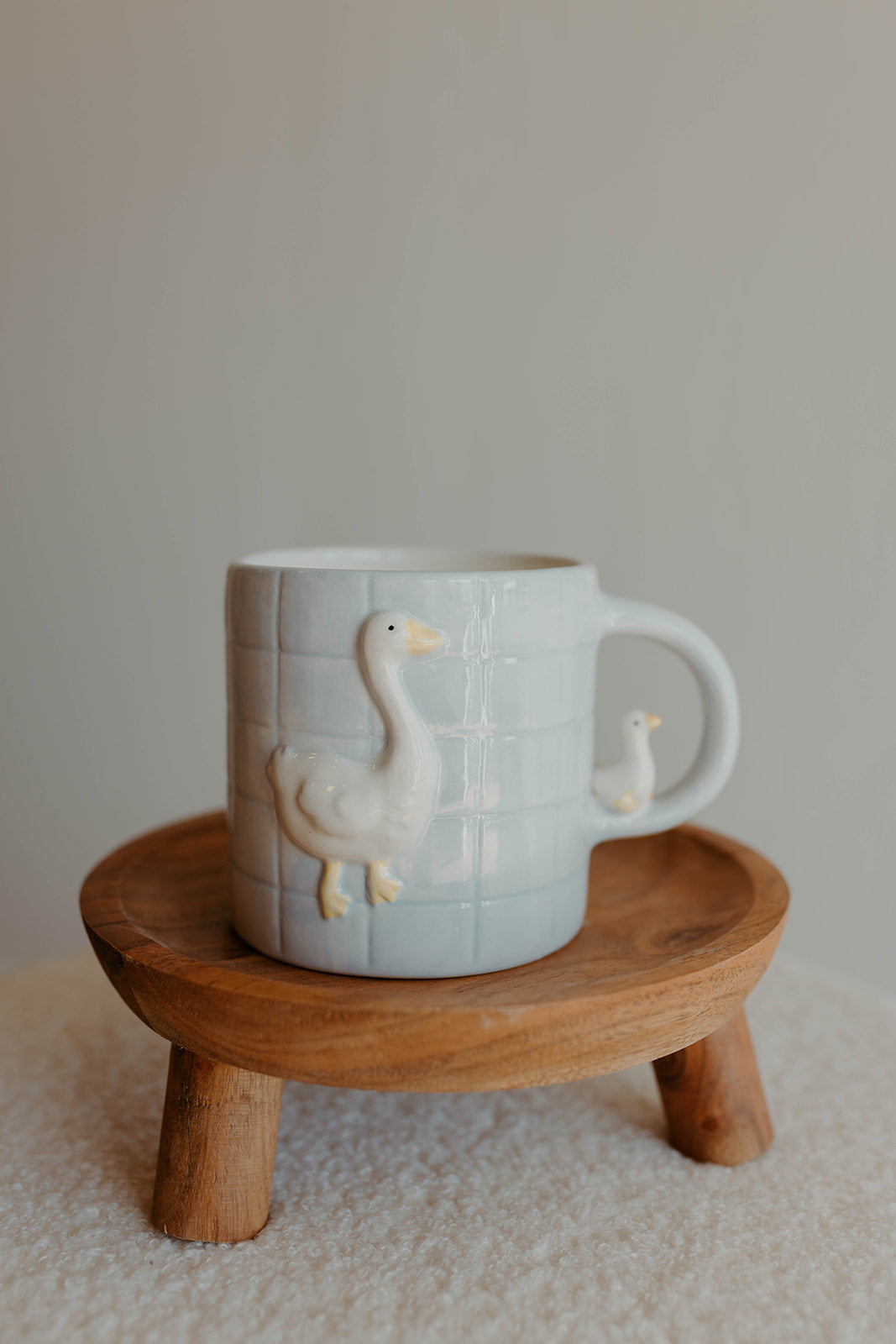 Light Blue Goose Mug Candle