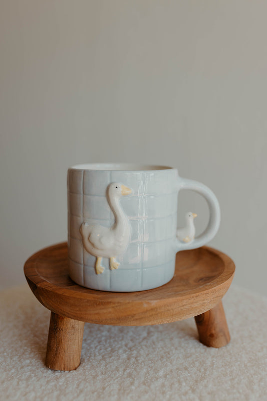 Light Blue Goose Mug Candle