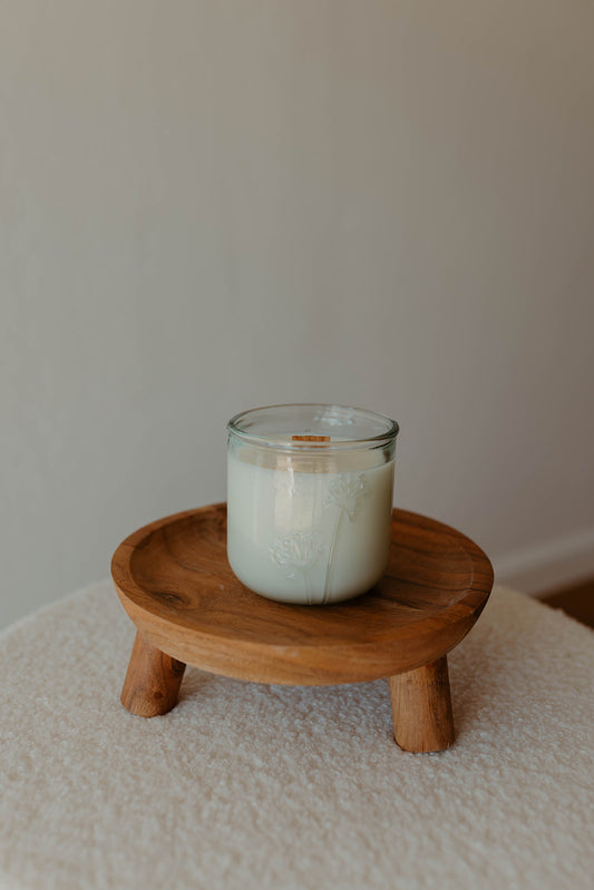 Dandelion Sea Glass Candle
